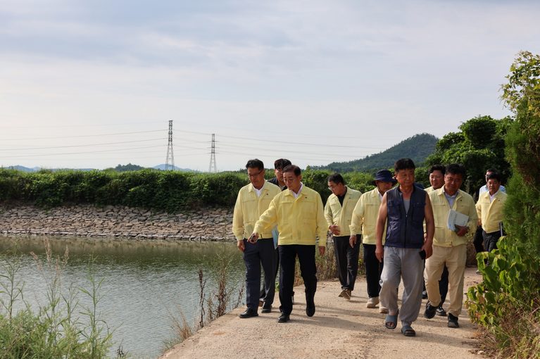 260918_진도군, 배추 정식기 심각한 가뭄 극복을 위해 총력